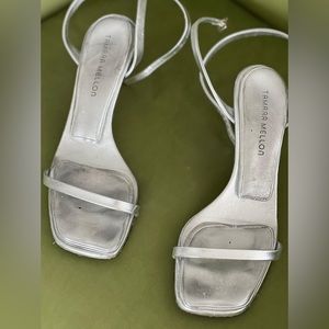 Tamara Mellon Silver Heels